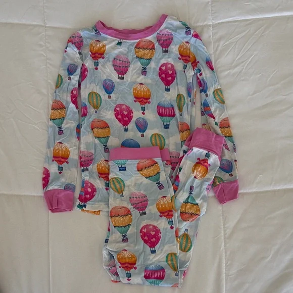 Little Sleepies Hot Air Balloon Kids Pajamas - Picture 1 of 7